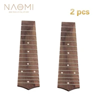 naomi 2 pcs ukulele fretboard 21 ukulele fretboard fingerboard 15 frets rosewood for soprano ukulele guitar parts accessories