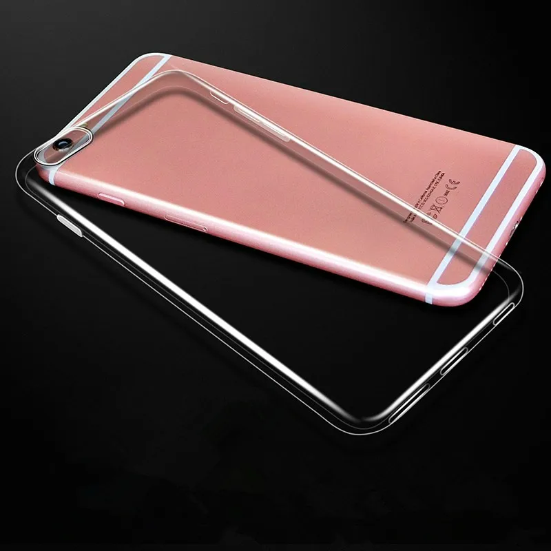 Clear thin A Прозрачный силиконовый мягкий ТПУ чехол для 7 7Plus 8 8Plus X XS MAX XR Прозрачный чехол для телефона для iPhone 11 Pro Max 5 5S SE 6 6s Plus чехол - Цвет: Clear thin A