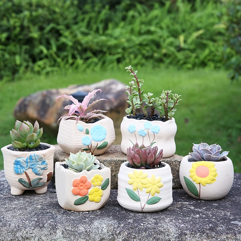Nicole бетонные формы форма для цветочных горшков суккулентных растений ручной