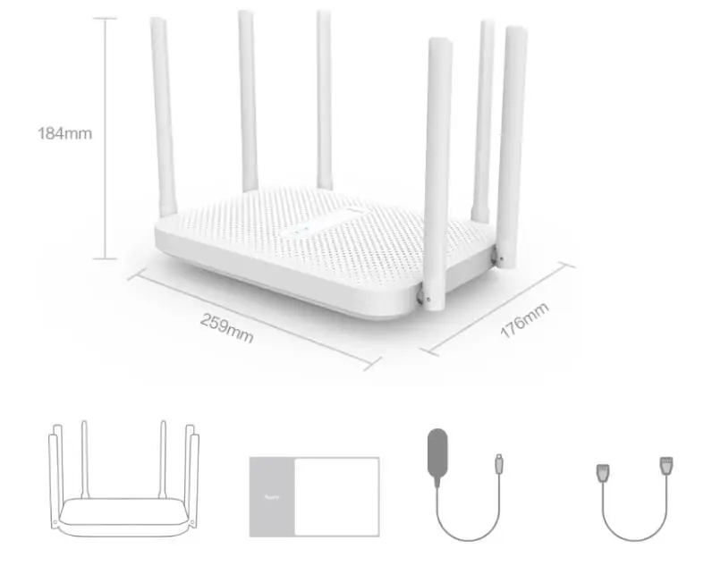 Оригинальный Xiaomi Redmi AC2100 роутер 2 4G/5G 2033 Мбит/с двухдиапазонный беспроводной Wi Fi MI