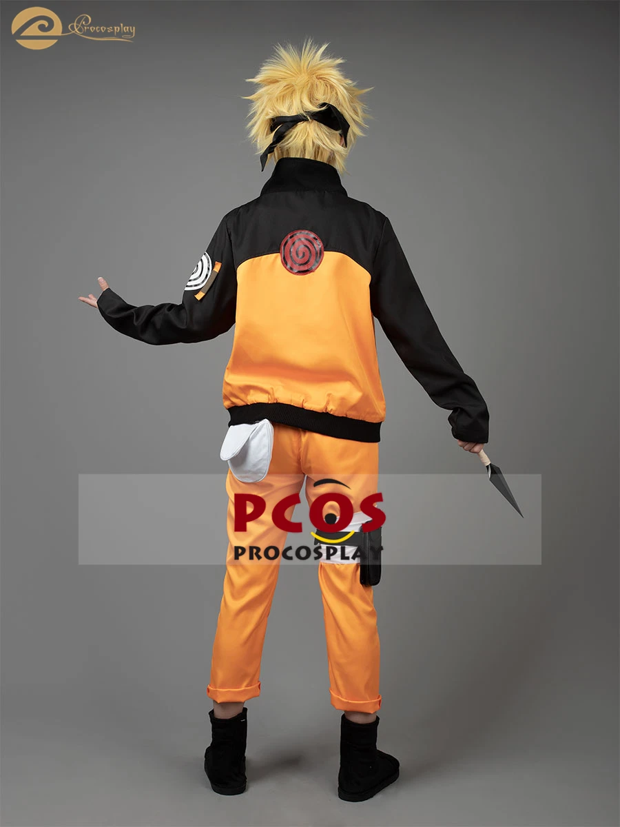 Про Косплей роскошный набор~ Наруто Shippuden Uzumaki косплей костюм без парика mp000059