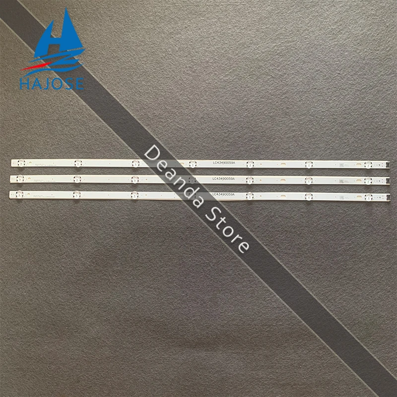 Новые 3 шт. 7 светодиодный 830 мм подсветка полосы для LG 43UJ6309 43LK5900PLA 43LJ5500 43UJ65_UHD_A/B