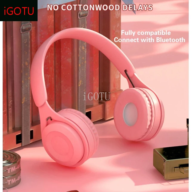 Новые Bluetooth беспроводные наушники Macaron Цвета Hifi музыка Авто сопряжение можно