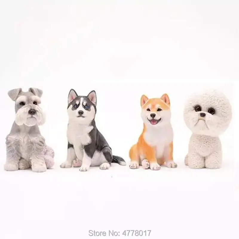 Большая 3d форма для выпечки в виде животного шнауцера Шиба ину Сибирский хаски силиконовая форма в виде животных для шоколада мыло свечи гипсовые поделки diy
