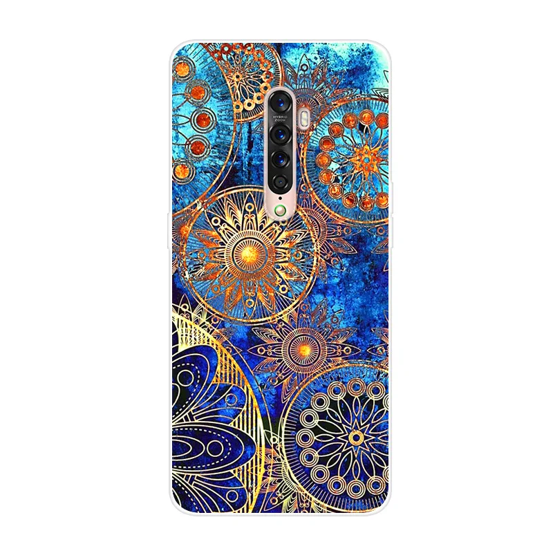 Для OPPO Reno 2 чехол для телефона Мягкий ТПУ силиконовый защитный с принтом |