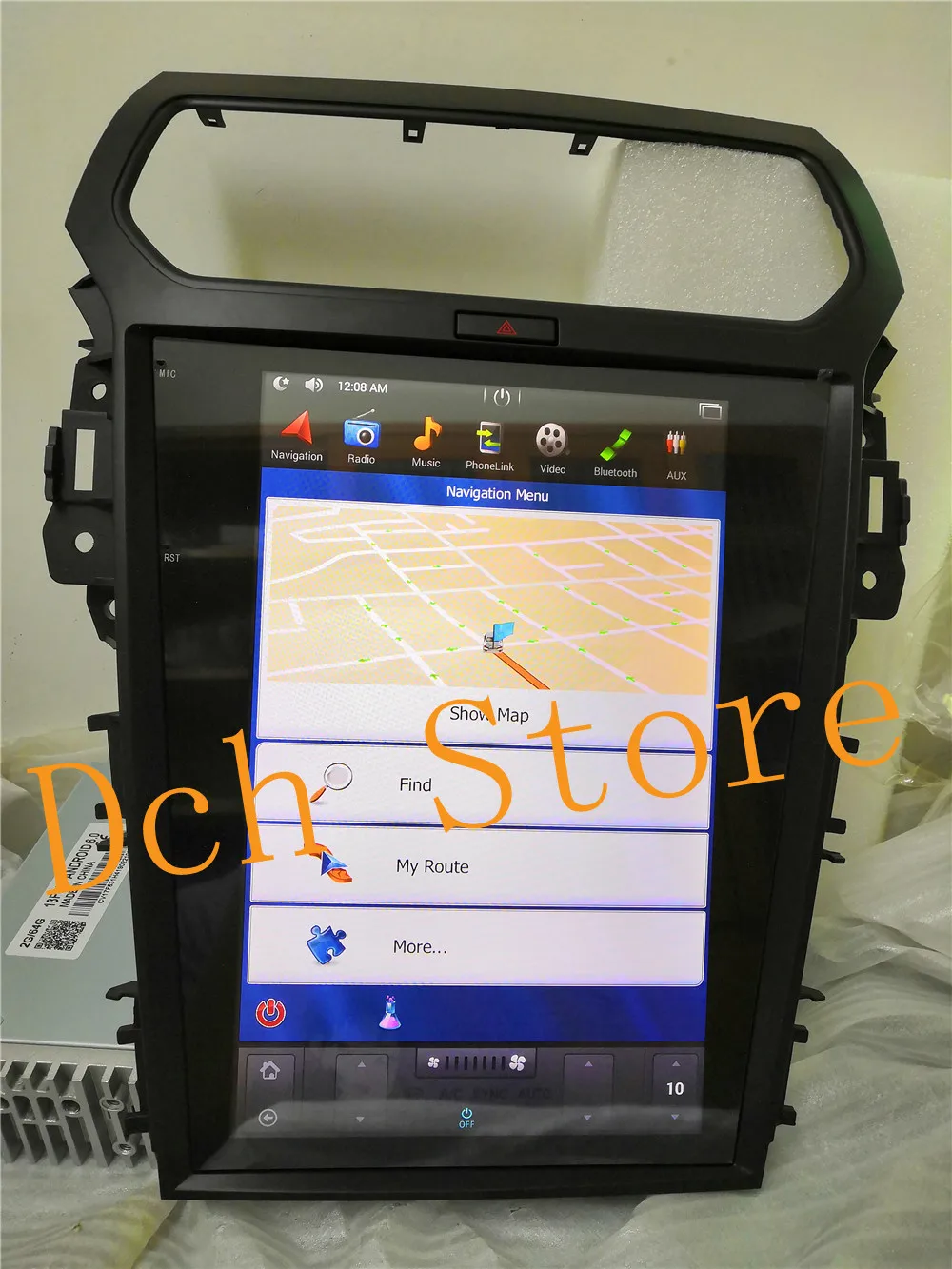 12 1 дюймов Вертикальный стиль Тесла Android 9 0 DSP автомобильный DVD-плеер GPS-навигатор
