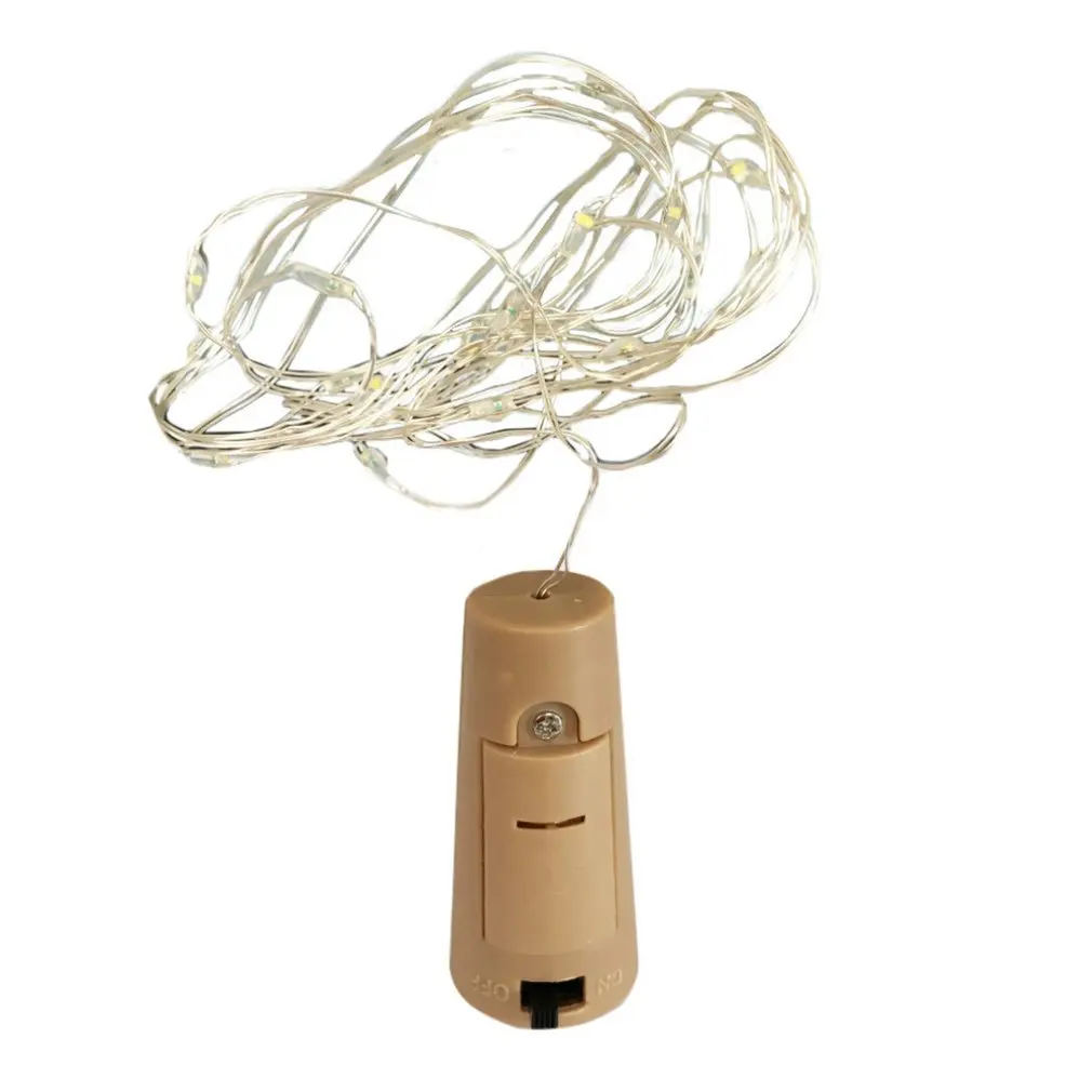 

2M 20LED Garland Solar Wine Bottle Lights Solar Cork Fairy Lights Christmas Light LED Copper Garland Wire Fairy String