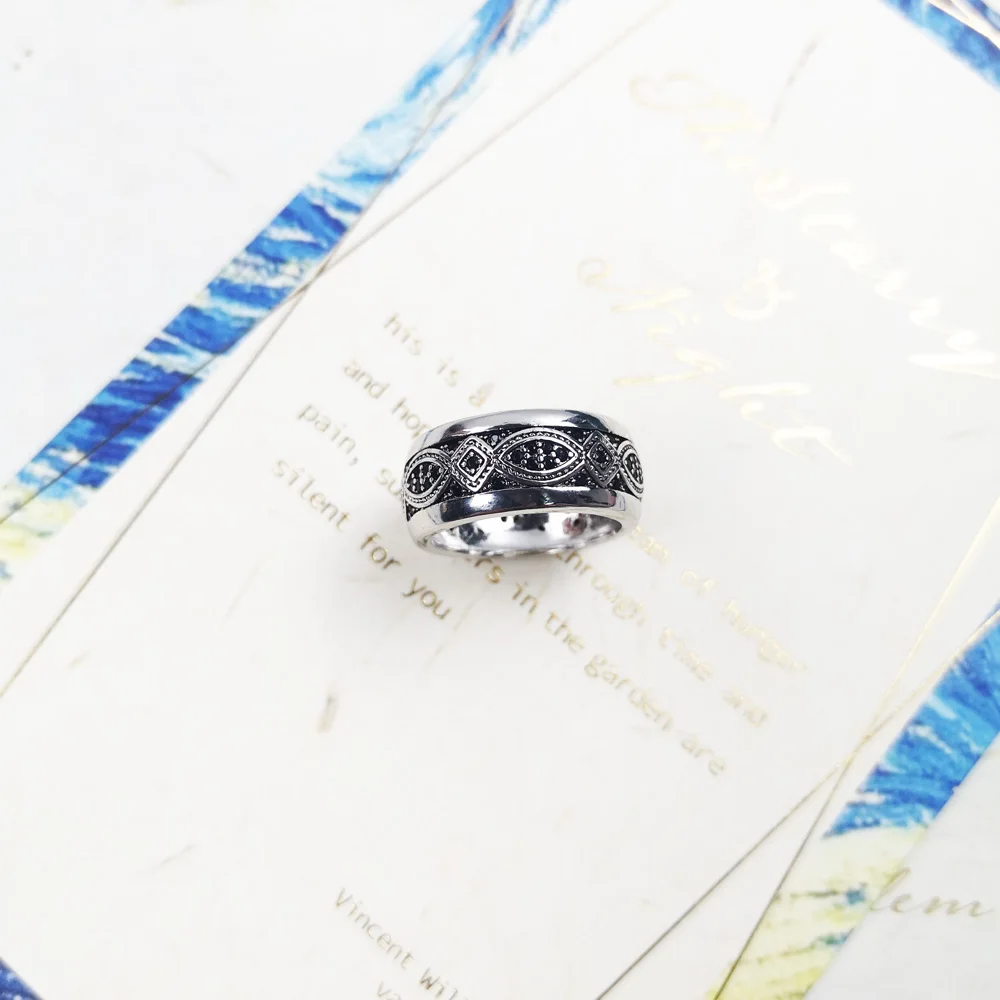 The Band Ring Love Knot 2019 Brand New 925 Sterling Silver Casual Endless Waves Fashion Jewelry Filigree Cord Gift For Women Men | Украшения
