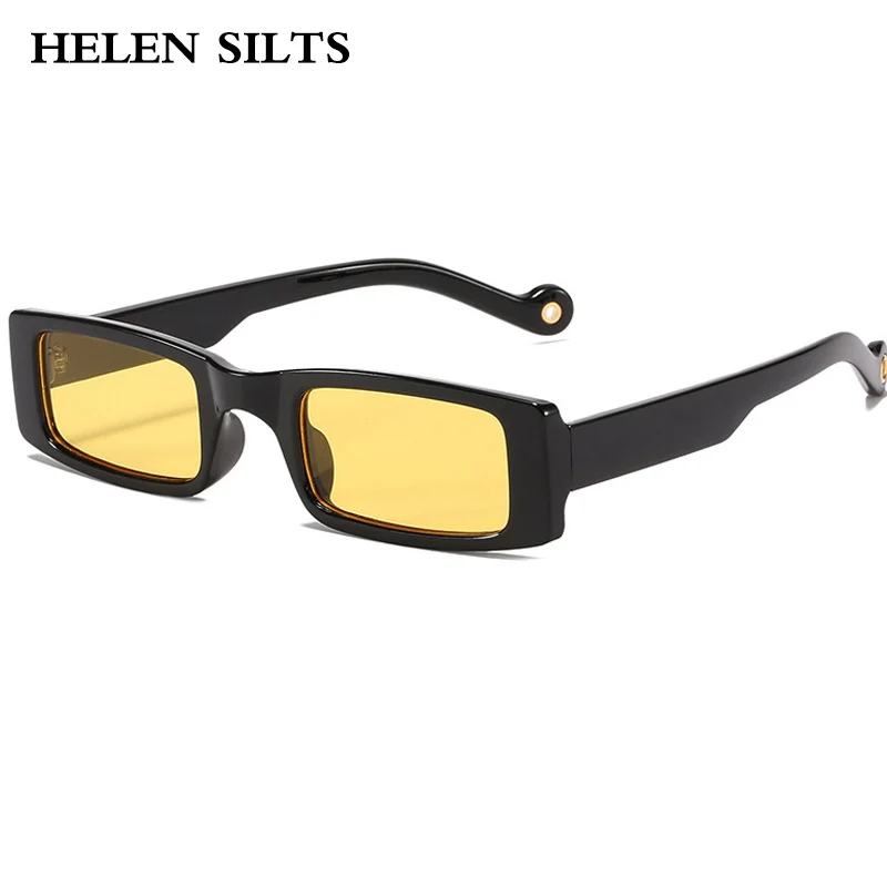 

Fashion Small Rectangle Sunglasses Men Women New Square Punk Sun Glasses Women Sexy Alloy Hinge PC Frame Eyeglasses UV400 Oculos