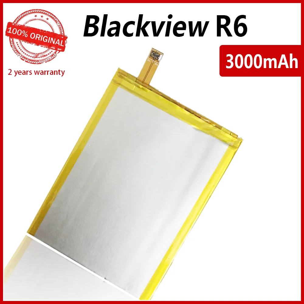 100% Оригинальный аккумулятор R6 3000 мА · ч дл Blackview R 6 высококачественные