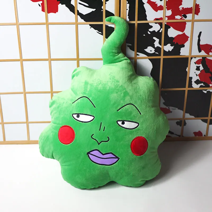 

Mob Psycho 100 figure toy Anime Mobu Saiko Hyaku Dimple plush pillow cosplay stuffed doll 35*50cm for gift