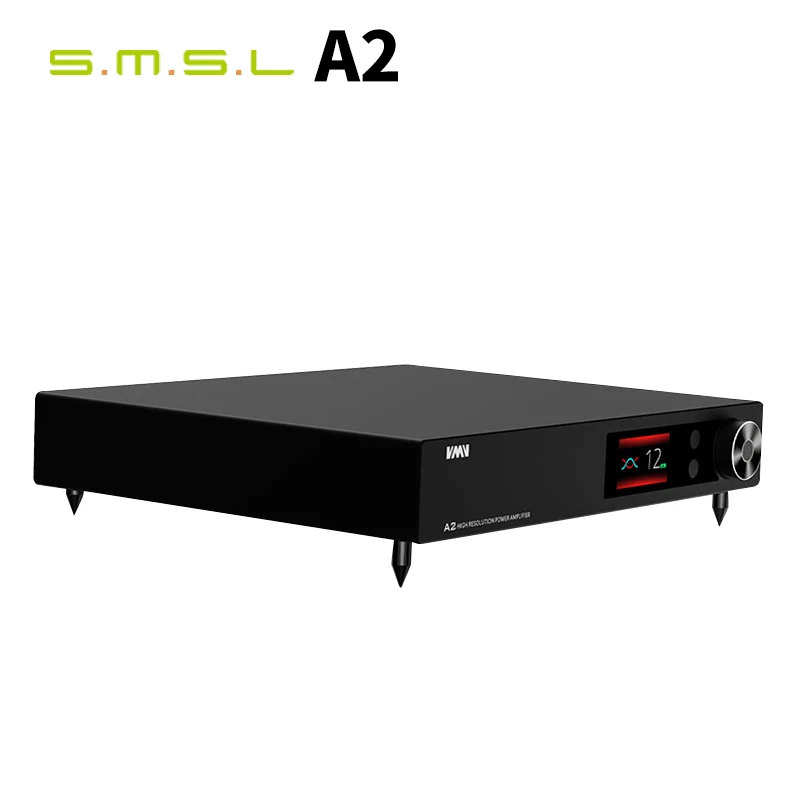 

Усилитель мощности SMSL A2, поддерживает 32 бит/768 кГц DS512, максимальная мощность достигает 200 Вт, усилитель мощности, Bluetooth-аудио