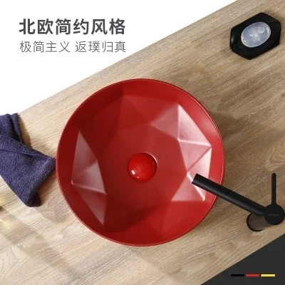 Белая и черная керамическая раковина для ванной комнаты зеленая стеклянная с