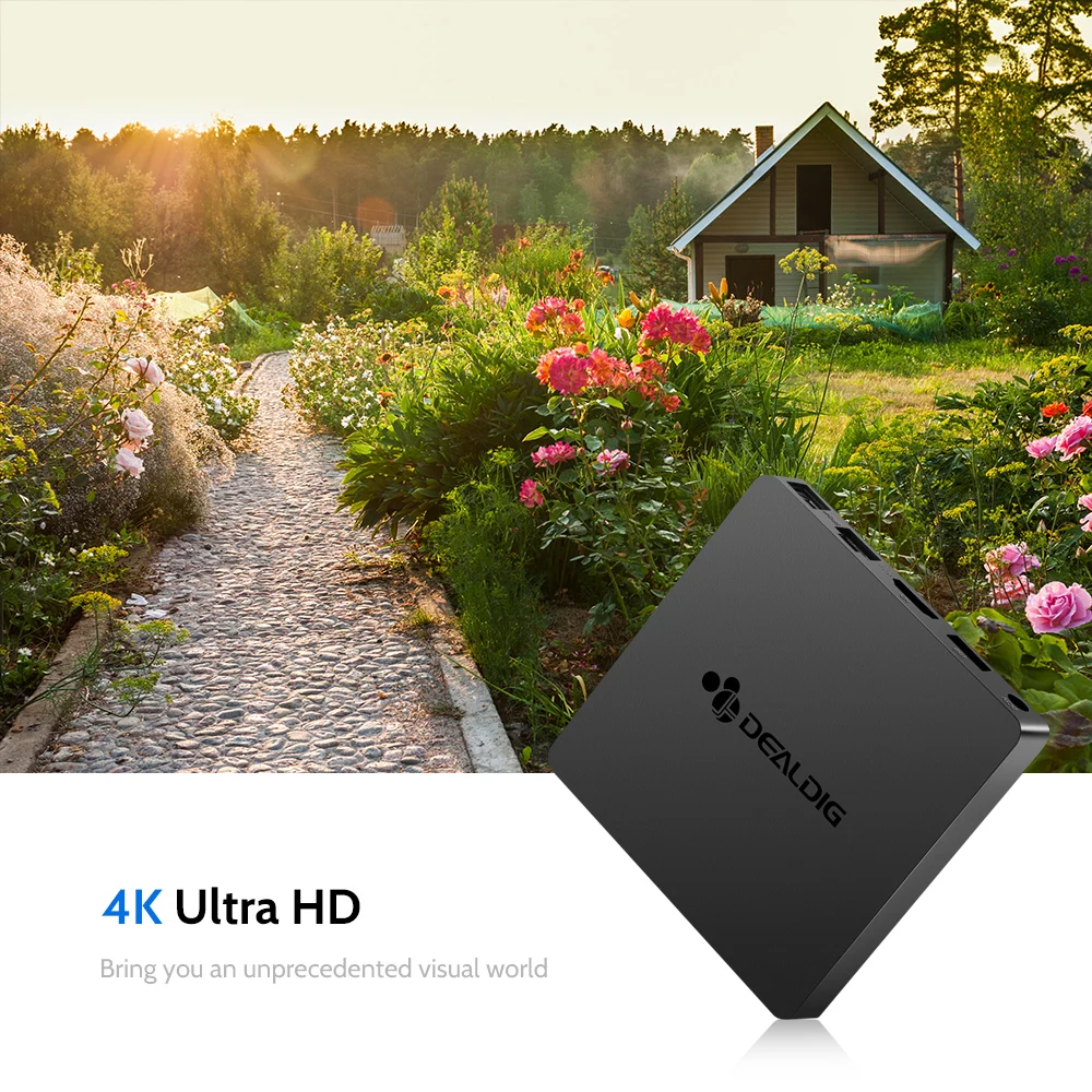 Highdig BOXD7 ТВ приставка 6K HD Allwinner H6 четырехъядерный процессор 2 Гб ОЗУ 16 Гб ПЗУ Android 7,1 Смарт ТВ приставка 3 ГБ 32 ГБ телеприставка
