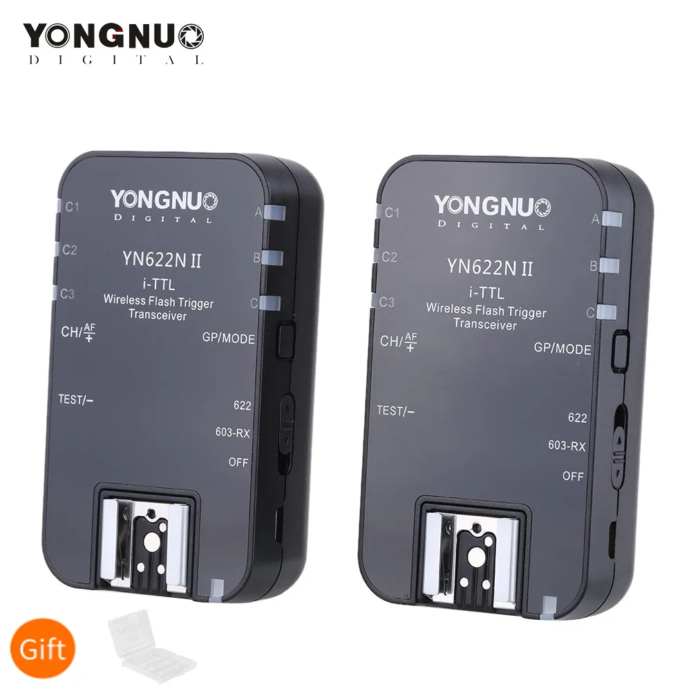 YONGNUO YN622N II 2.4G Wireless i-TTL Flash Trigger Receiver Transmitter Transceiver for Nikon D70 D80 D90 D200 D300 D600 Camera |