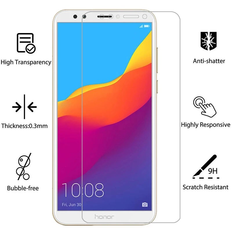 Закаленное стекло для защиты экрана honor 7a 7c pro чехол 7 a c a7 c7 7apro 7cpro защитный |