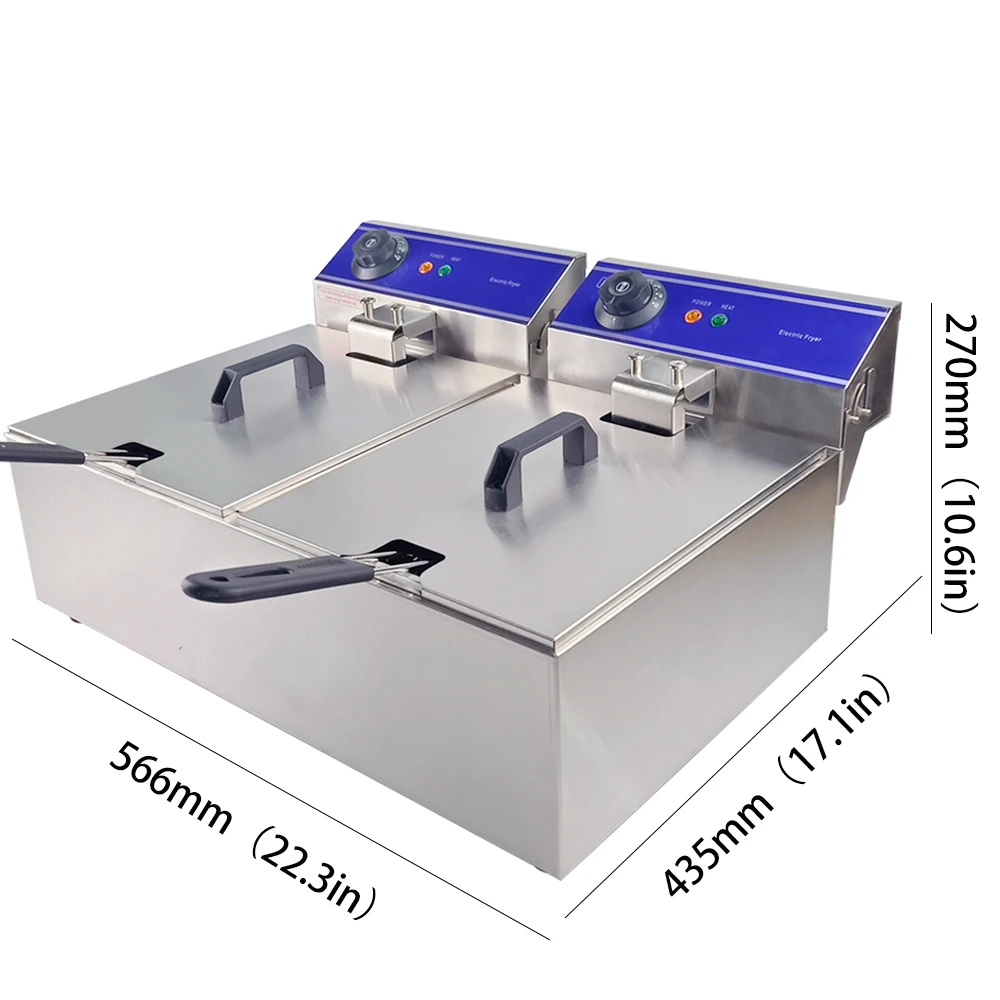 Горячая Распродажа фритюрница 10л мини жарочная машина для коммерческого