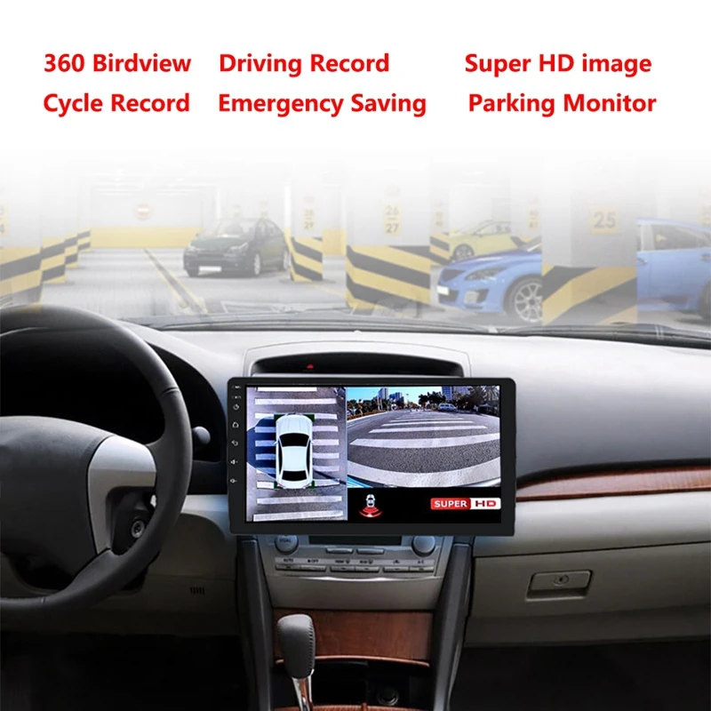3D Car Dvr Surround View System 360 Driving Aerial View System Car Camera 1080P Dvr G-Sensor