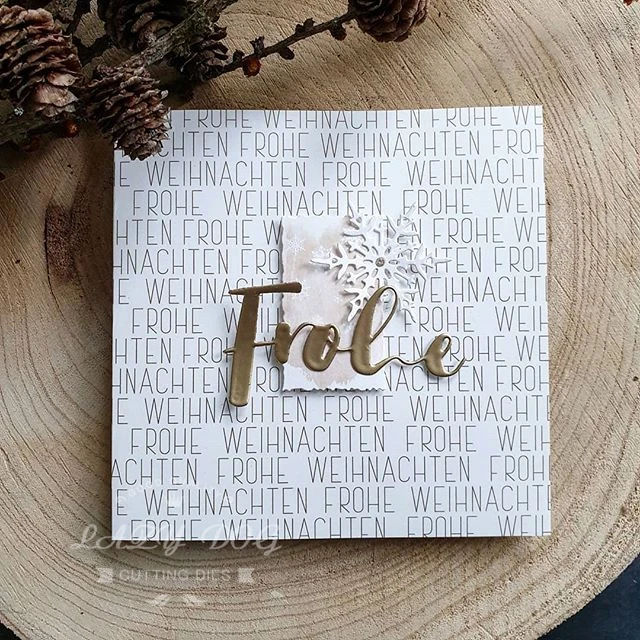 Счастливые немецкие буквы металлические Вырубные штампы искусственное