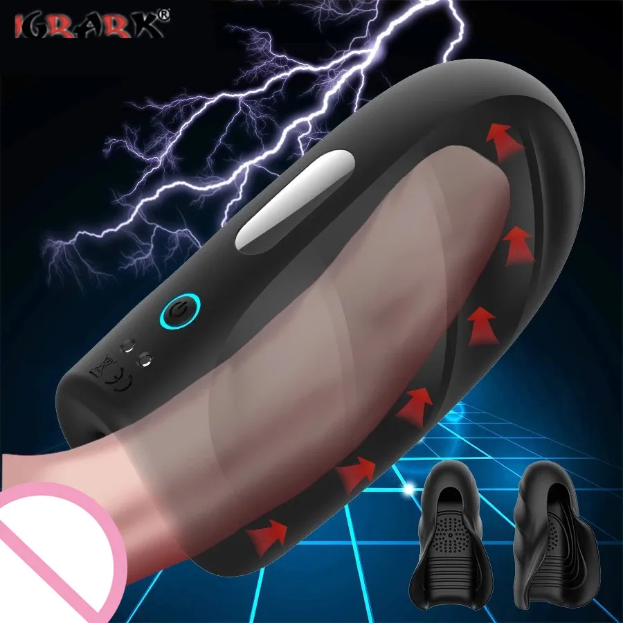 

Penis Vibrator Adult Sex Toys for Men Penile Trainer Male Masturbator Cock Delay Ejaculation Stimulate Glans Vibrating Massager