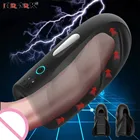 Вибратор для пениса, секс-игрушки для мужчин, тренажер для пениса, Мужской мастурбатор, задержка эякуляции, стимуляция глаз, вибрирующий массажер