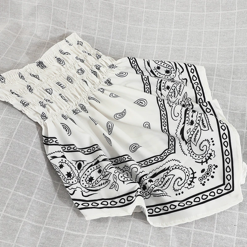 Sling Vintage Printed Irregular Inner Wear Outer Wear Top Plus Size Clothing for Women Sexy Hollow Out Bandage Female Camisole