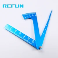 rc rcfun adjustable ruler measure rc car height wheel rim camber tools for 110 18 hsp hpi rc on road car s72