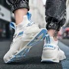 Кроссовки мужские с высоким берцем, люксовые Модные кеды с лезвиями, повседневная обувь для бега