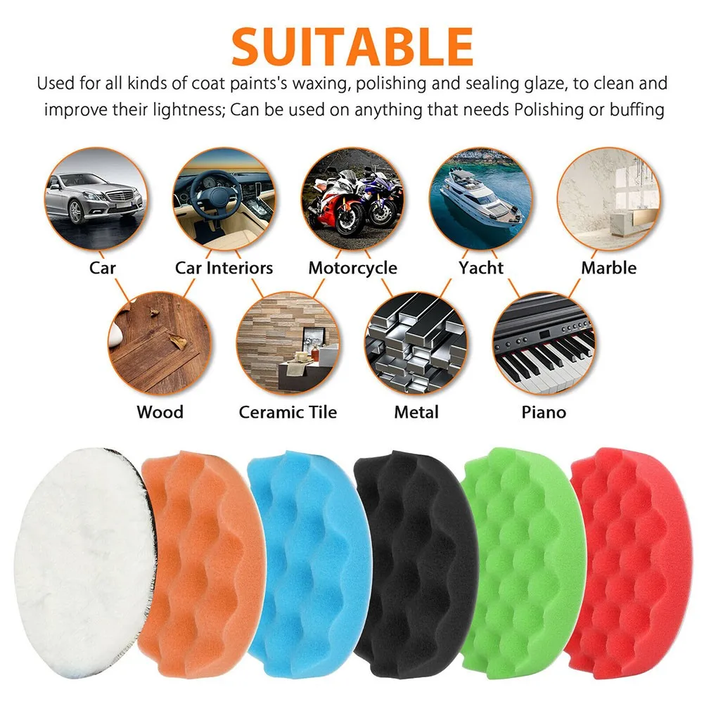 

For Polishing Pad Kit Pads Polisher Polishing Soft And Fine Workmanship