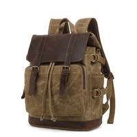 new fashion mens backpack vintage canvas backpack school bag mens travel bags large capacity travel laptop backpack bag