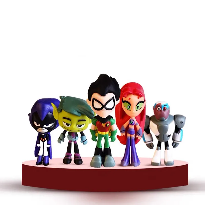 Фигурки героев Аниме 6 шт./лот игрушки из ПВХ для подростков миниатюрная модель