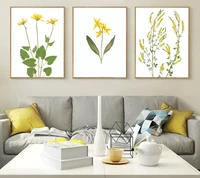 wall posters nordic flower painting for interior frameless art prints for bedroom picture for loft home design room decor