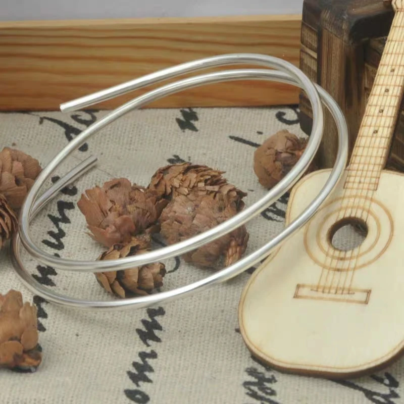 Нить из серебра 0 1 пробы для изготовления ожерелья браслета сережек 5 999