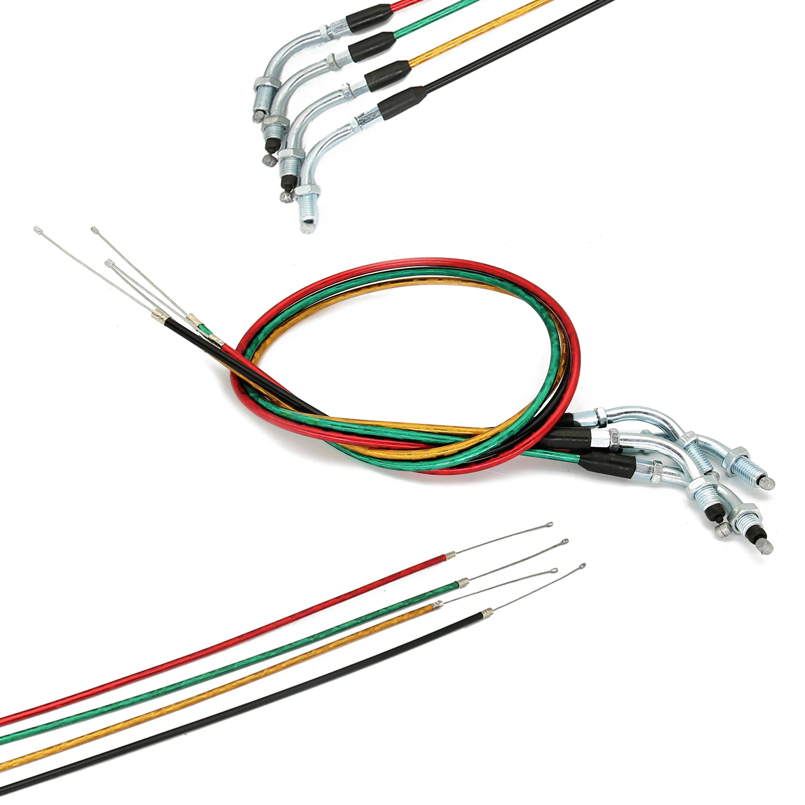 

850mm Trail Bike Motocross elbow Head Motorcycle Throttle Oil Cable Line Fit For Pit Dirt Motorcycle