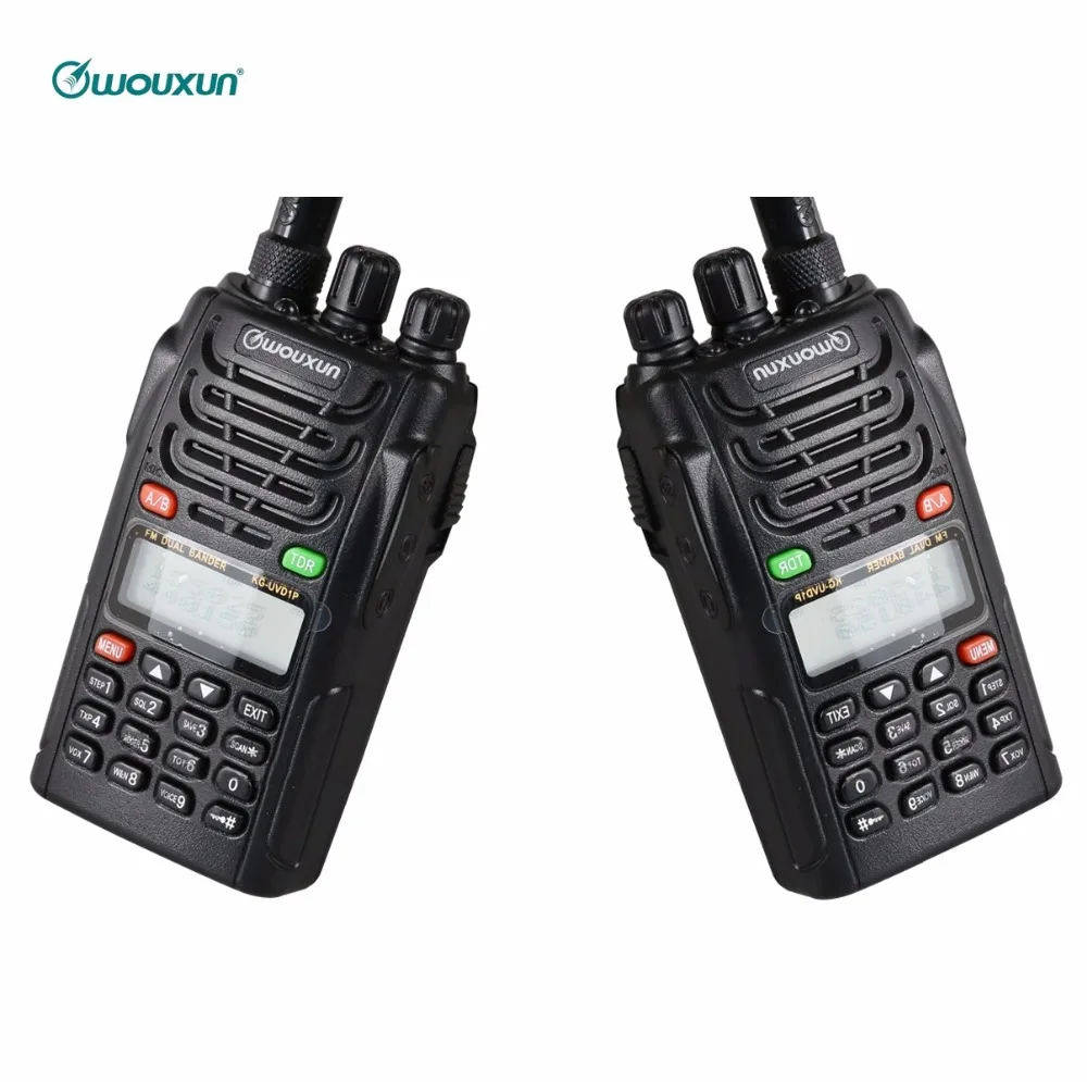 

2x Wouxun KG-UVD1P 144-148MHz 430-440Mhz Walkie talkie VOX FM CTCSS/DCS Scan DTMF Encoding Handheld Two Way Radio Interphone