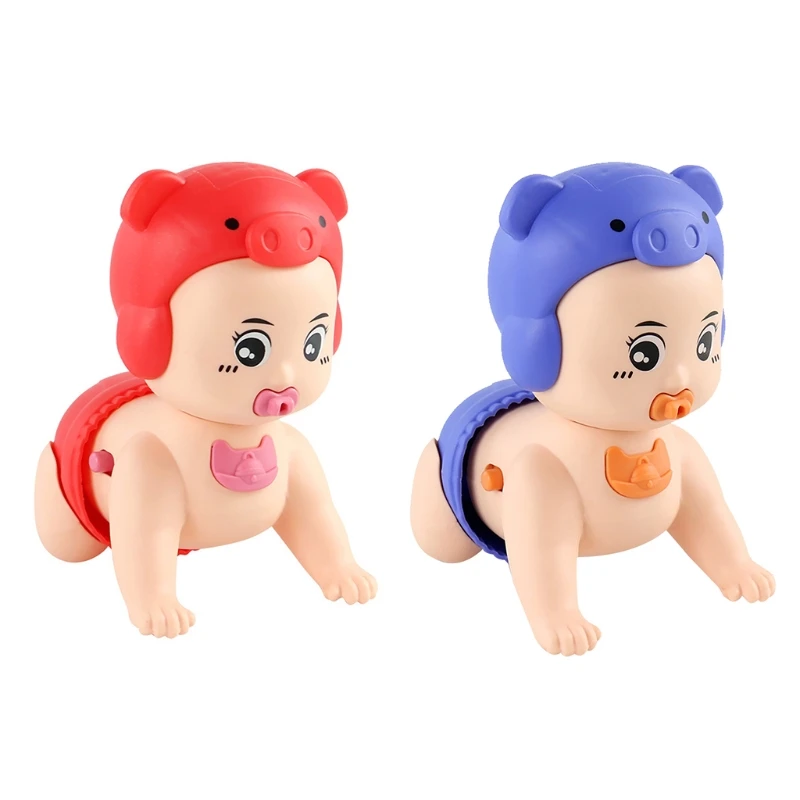 

Musical ABS Baby Crawl Guiding Early Education Interactive Toys for Baby with Realistic Baby Body