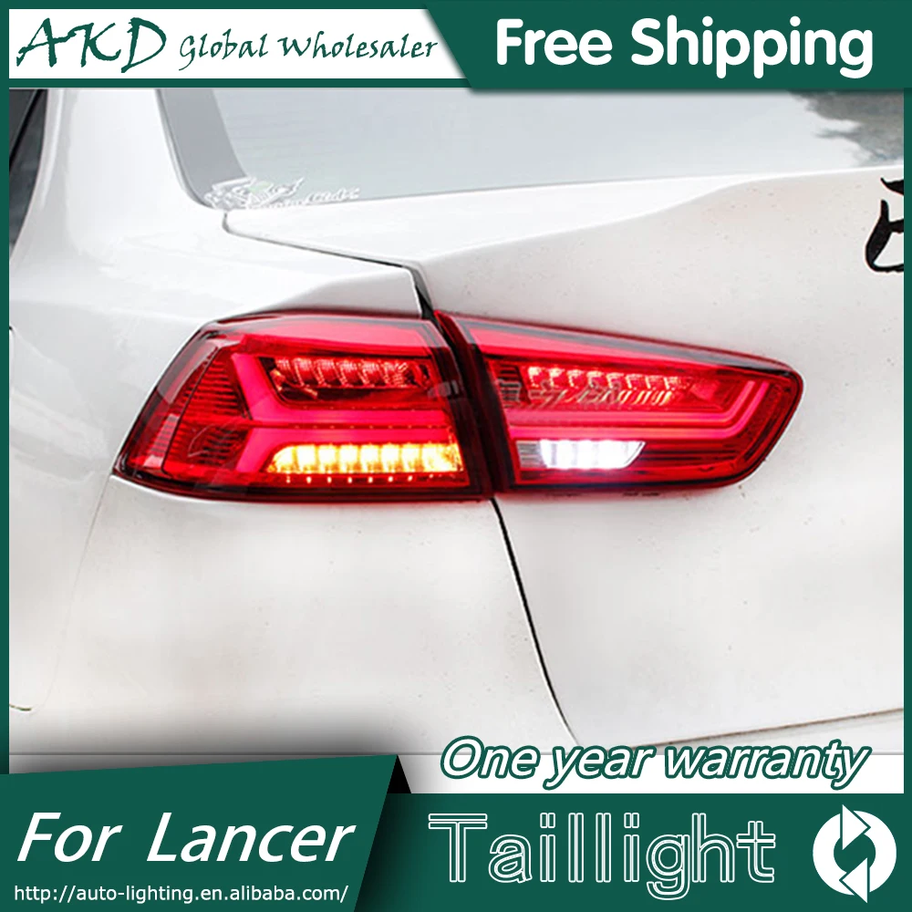 

AKD Car Styling Tail Lamp for Mitsubishi Lancer EX Tail Lights 2008-2016 LED Tail Light Signal LED DRL Stop Rear Lamp Accessory
