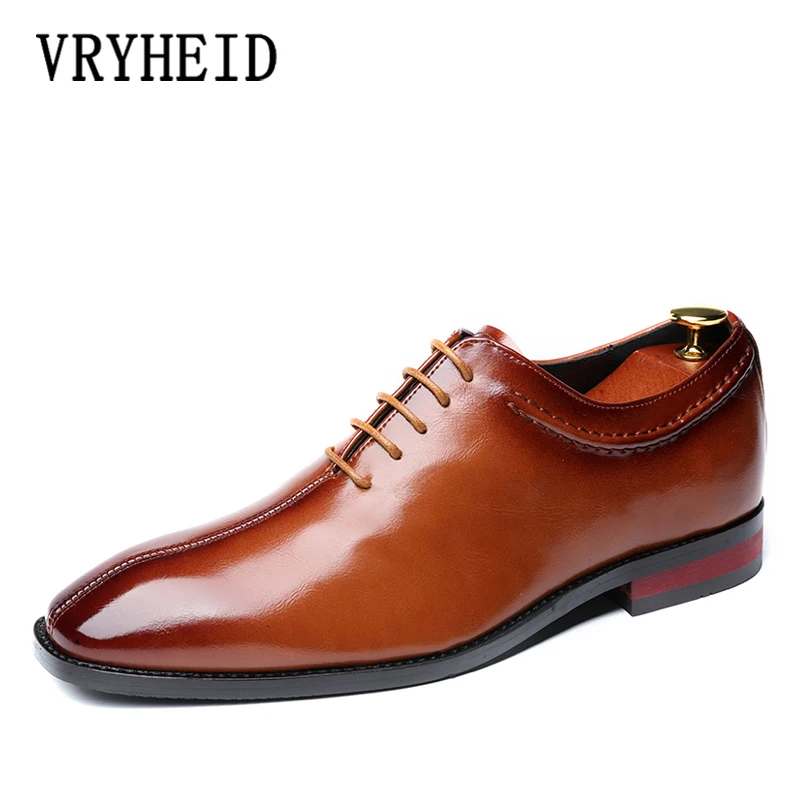 VRYHEID/брендовые классические деловые мужские модельные туфли модные элегантные
