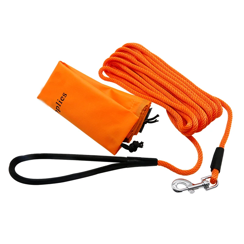 Нейлоновый Поводок для собак Длинная Круглая веревка отслеживания прогулок на
