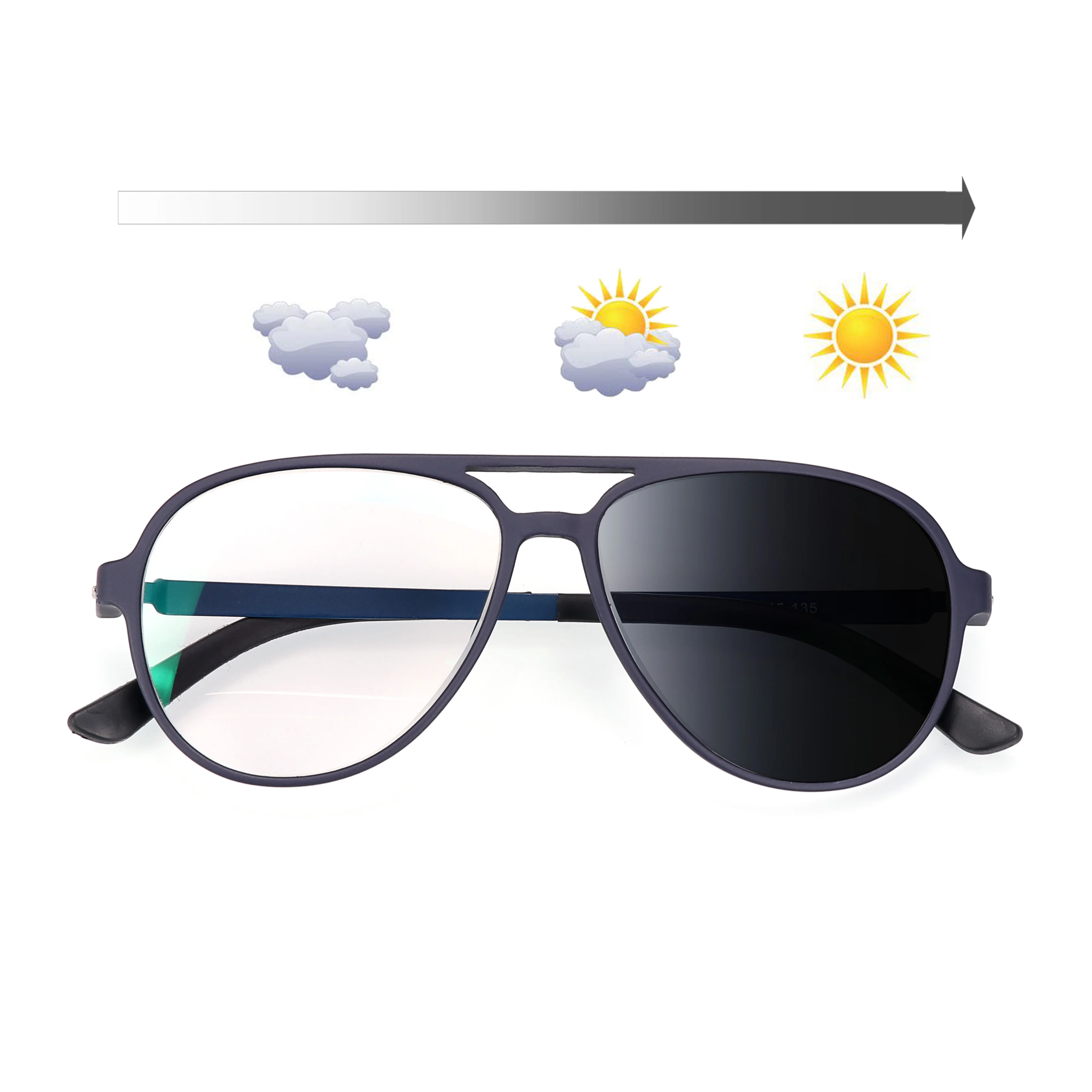 Солнечные фотохромные бифокальные очки для чтения увеличительное стекло женщин