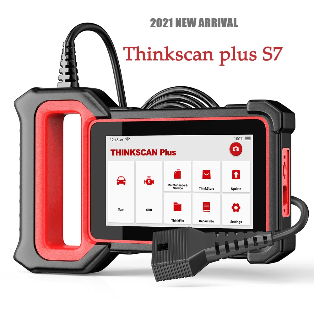 

THINKCAR Thinkscan Plus S7 OBD2 Automotive Scanner ECM/TCM/ABS/SRS/BCM/IC/AC System EOBD OBD2 Scanner 5 Reset for Lifetime