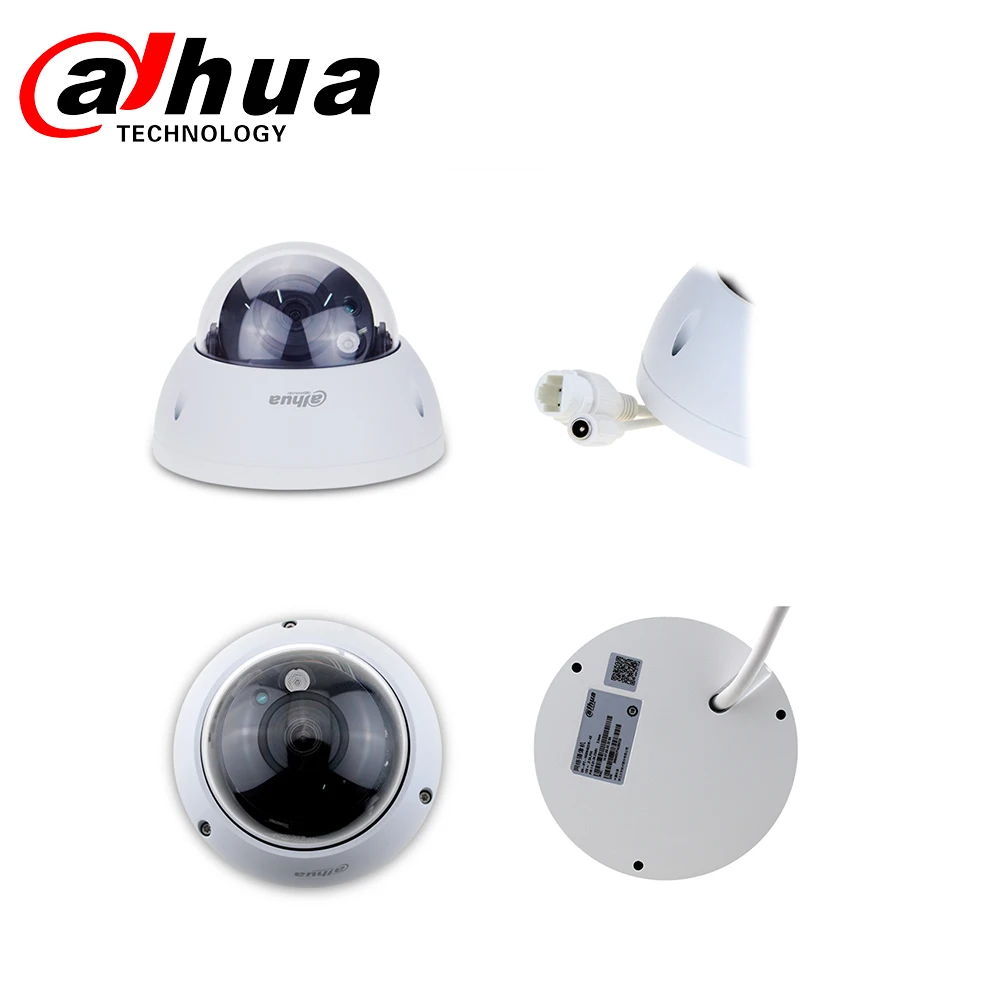 Dahua DH HD 6MP CCTV IP камера IPC HDBW4631R S мини купольная сеть IK10 IP67 Водонепроницаемый PoE SD