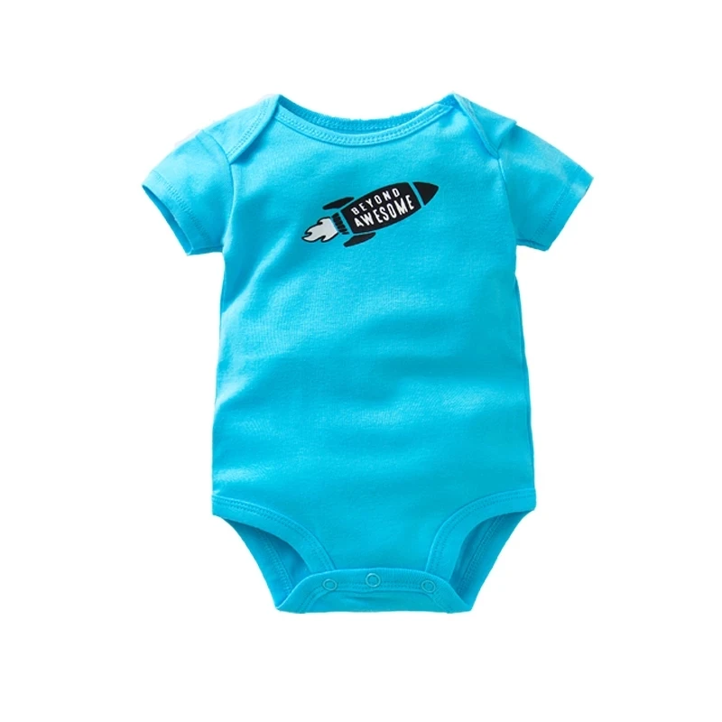 Bodi de beb&eacute; ni&ntilde;o de manga larga de algod&oacute;n, ropa para beb&eacute; (ni&ntilde;o o ni&ntilde;a), mono reci&eacute;n nacido, conjunto de ropa Infantil de verano-3