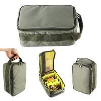 fishing reel bag oxford fishing tackle bag portable fishing reel gear storage case for spinning baitcasting fly reels a507