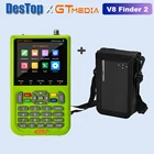 1 шт. спутниковый Finder TV GTMEDIA V8 FINDER2 1080P HD DVB-S2XS2S,MPEG-2,MPEG-4,H.264(8 бит) аппаратное обеспечение Youtube для USB wifi 2,4G