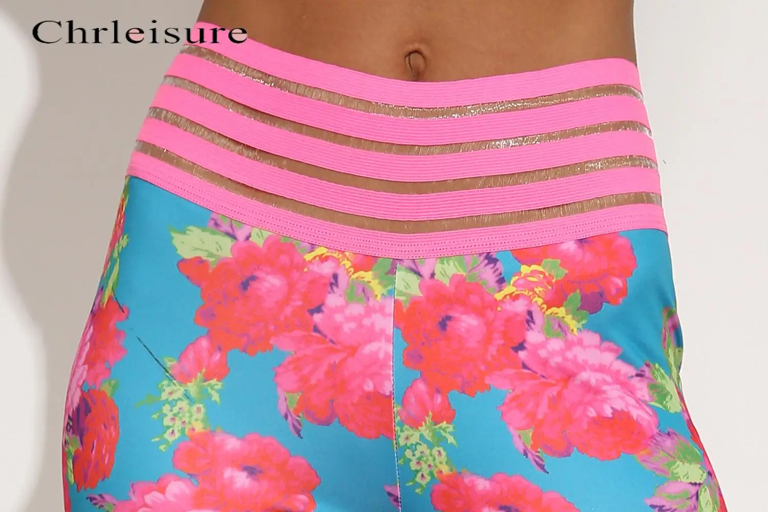 

High Waist Lace Fitness Leggings Women Fashion Printed Leggings Push Up Exercise Sportswear Fold Pockets Leggins Mujer