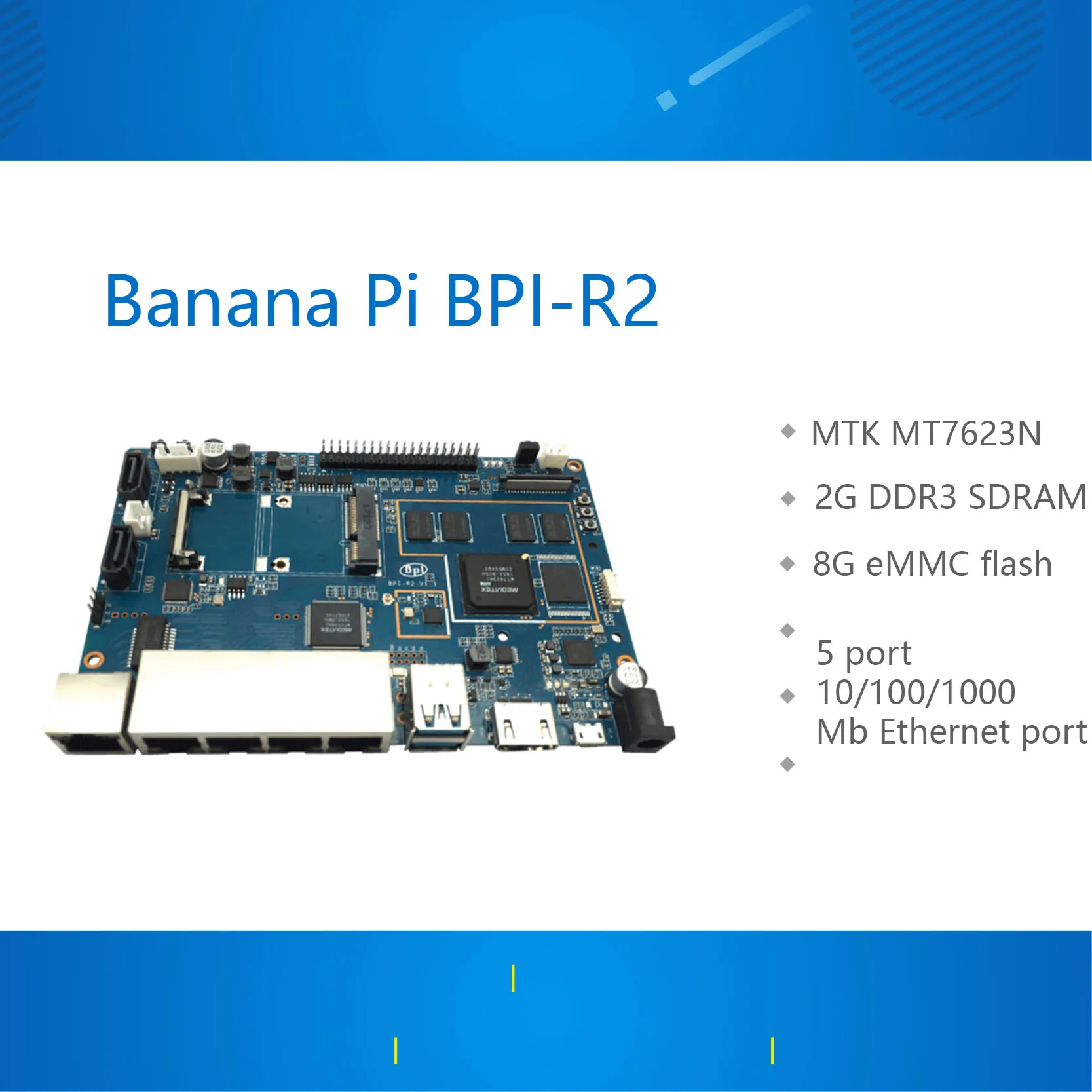 

Banana PI BPI R2 MT 7623 Opensource Router