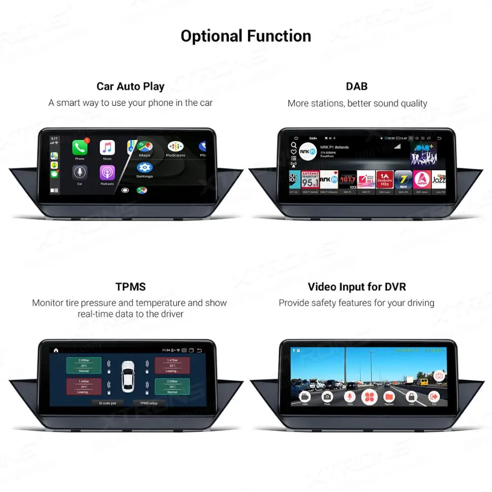 XTRONS 10 25 дюйма Qualcomm Snapdragon Bluetooth 5 0 Android автомобильный радиоплеер GPS для BMW X1 E84 2009 2015