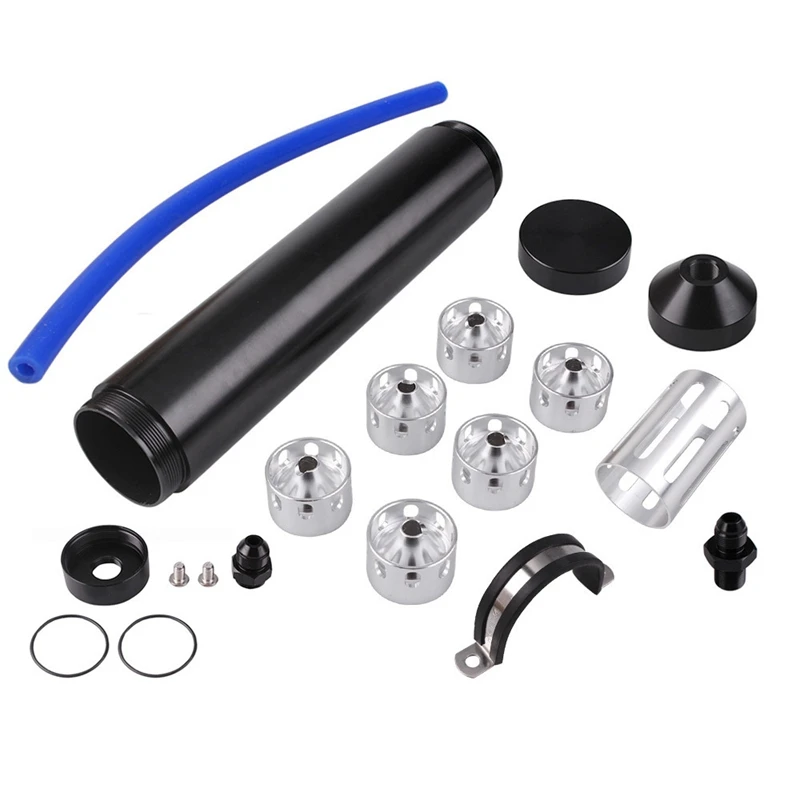 

Fuel Filter 8.6 Inch Aluminum Fuel Filter Solvent Trap Holes Bowl for NaPa 4003 WIX 24003 Only Car Use