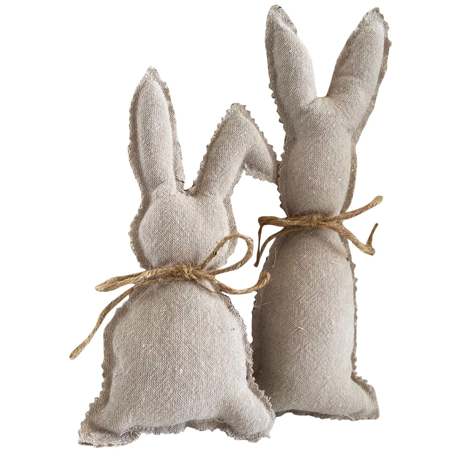 

Art Easter Decoration Bunny Model Fabric Doll Party Home Desktop Decor Cute Rabbit Plush Toys Holiday Gift Figurine wielkanoc